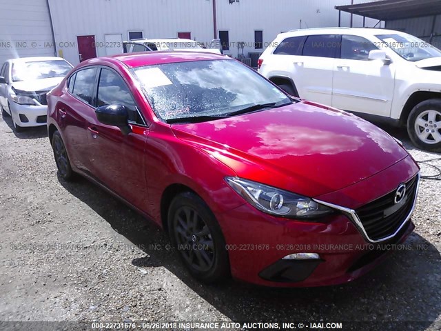 JM1BM1T70F1229258 - 2015 MAZDA 3 SV RED photo 1