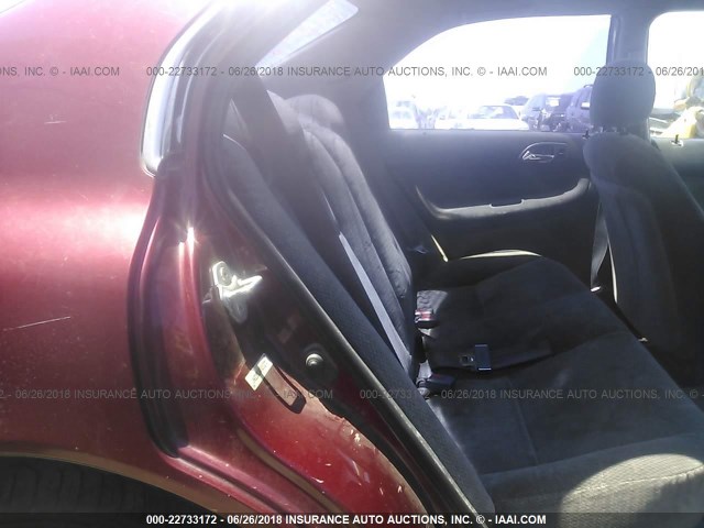 1HGCD5636TA010273 - 1996 HONDA ACCORD LX/EX MAROON photo 8