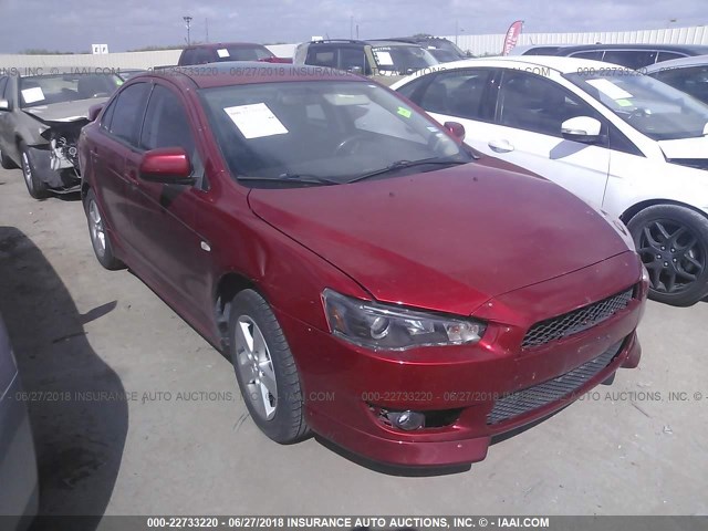 JA3AU26U69U025245 - 2009 MITSUBISHI LANCER ES/ES SPORT RED photo 1