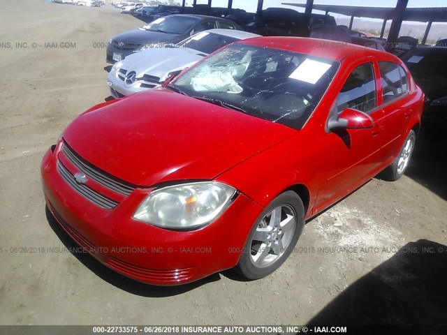 1G1AF5F52A7212595 - 2010 CHEVROLET COBALT 2LT RED photo 2