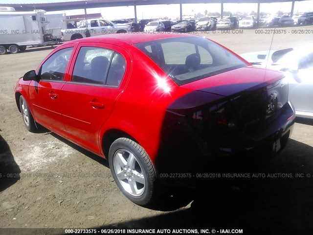 1G1AF5F52A7212595 - 2010 CHEVROLET COBALT 2LT RED photo 3