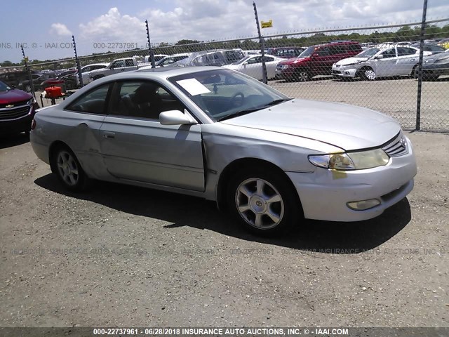 2T1CF22P13C606368 - 2003 TOYOTA CAMRY SOLARA SE/SLE SILVER photo 1