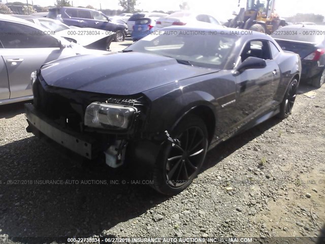 2G1FT1EW0A9121549 - 2010 CHEVROLET CAMARO SS BLACK photo 6