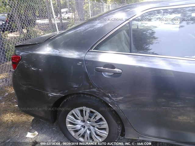 4T4BF1FK0CR244168 - 2012 TOYOTA CAMRY SE/LE/XLE GRAY photo 6