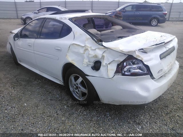 2G2WS522541115045 - 2004 PONTIAC GRAND PRIX GT2 თეთრი ფოტო 3