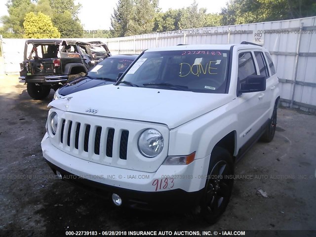 1C4NJRFBXED910383 - 2014 JEEP PATRIOT LATITUDE WHITE photo 2