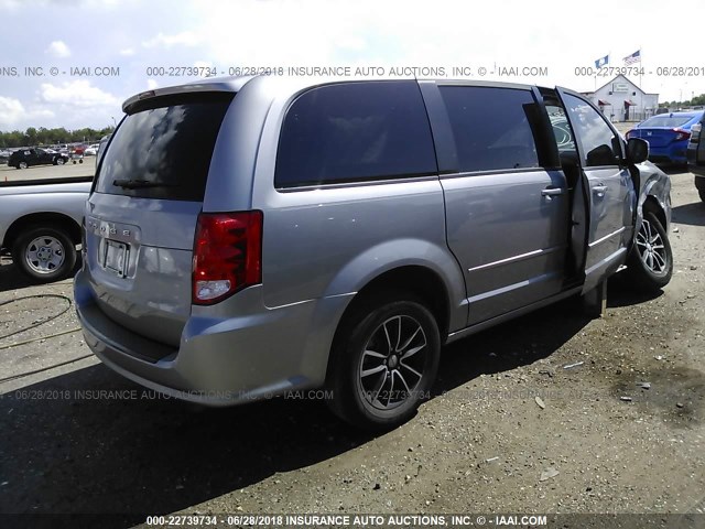 2C4RDGBG9FR705070 - 2015 DODGE GRAND CARAVAN SE SILVER photo 4