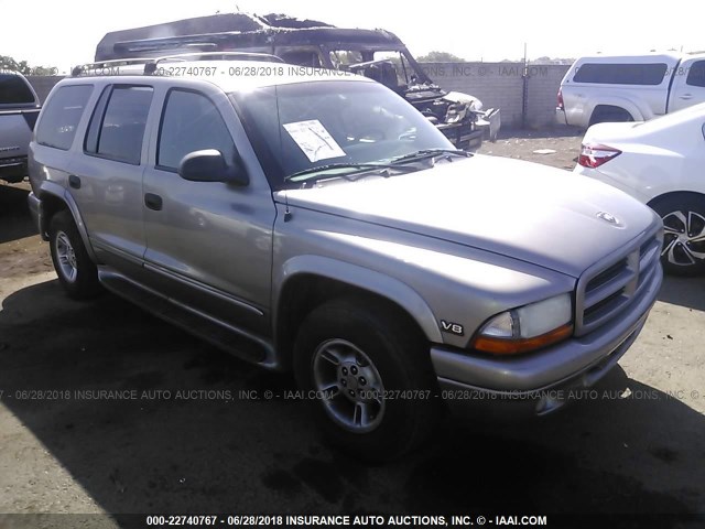 1B4HR28Z5YF297179 - 2000 DODGE DURANGO GRAY photo 1