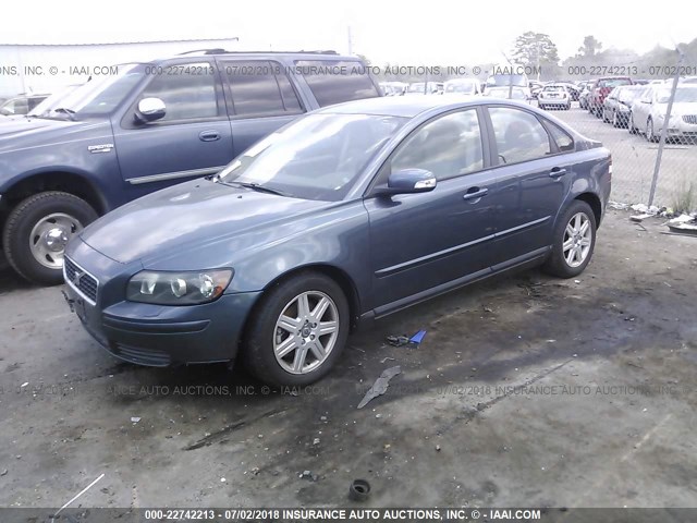 YV1MS390372272857 - 2007 VOLVO S40 BLUE photo 2