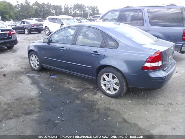 YV1MS390372272857 - 2007 VOLVO S40 BLUE photo 3