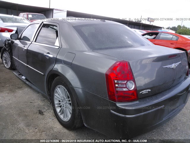 2C3CA5CVXAH164226 - 2010 CHRYSLER 300 TOURING GRAY photo 3