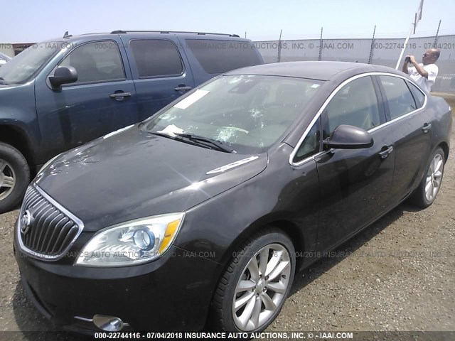 1G4PR5SK1E4161243 - 2014 BUICK VERANO CONVENIENCE BROWN photo 6