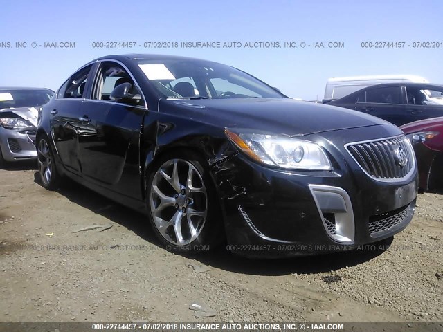 2G4GV5GV0C9188488 - 2012 BUICK REGAL GS BLACK photo 6