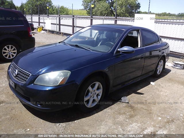 1N4AL11D46N331569 - 2006 NISSAN ALTIMA S/SL BLUE photo 2