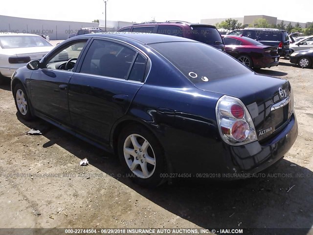 1N4AL11D46N331569 - 2006 NISSAN ALTIMA S/SL BLUE photo 3