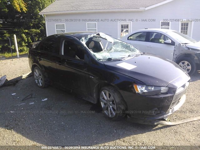 JA32U8FW9FU000702 - 2015 MITSUBISHI LANCER GT BLACK photo 1