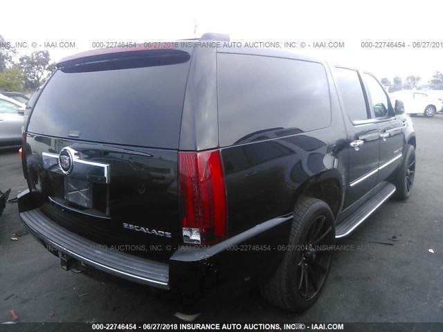 1GYFK66897R368374 - 2007 CADILLAC ESCALADE ESV BLACK photo 4