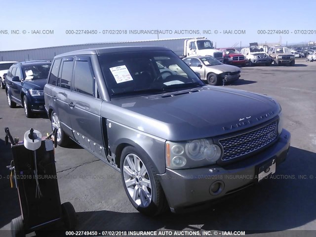 SALMF13407A252218 - 2007 LAND ROVER RANGE ROVER SUPERCHARGED SILVER photo 1