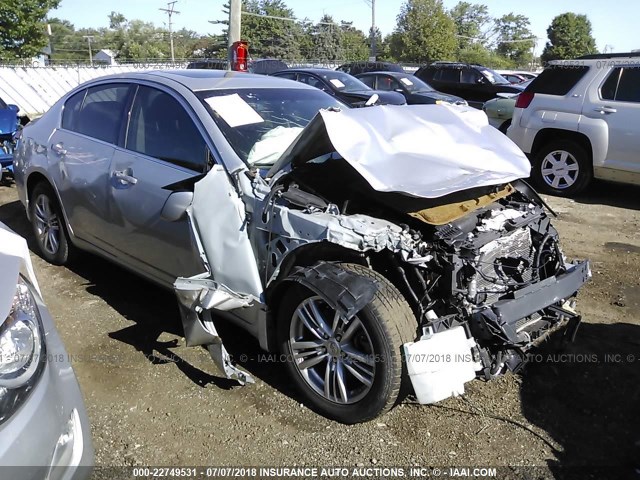 JN1DV6AR1BM652935 - 2011 INFINITI G25 SILVER photo 1