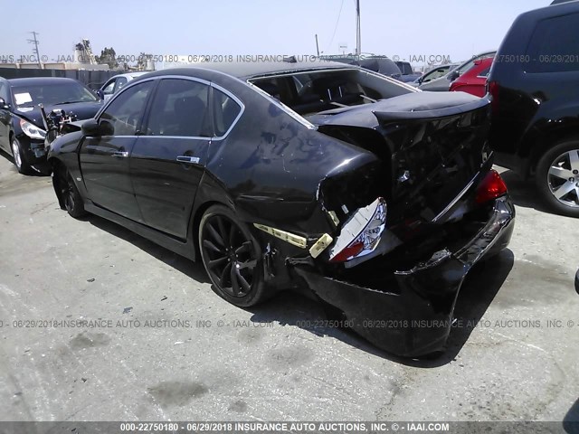 JN1CY0AP0AM911878 - 2010 INFINITI M35 SPORT BLACK photo 3