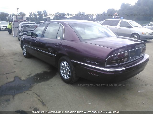 1G4CW54K344122625 - 2004 BUICK PARK AVENUE  MAROON photo 3