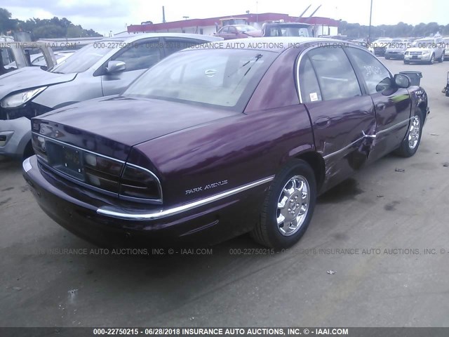 1G4CW54K344122625 - 2004 BUICK PARK AVENUE  MAROON photo 6