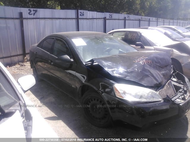 1G2ZF58B774239058 - 2007 PONTIAC G6 VALUE LEADER/BASE BLACK photo 1