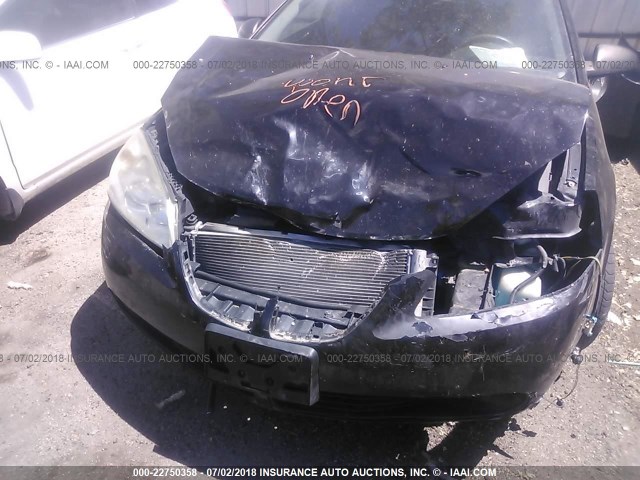 1G2ZF58B774239058 - 2007 PONTIAC G6 VALUE LEADER/BASE BLACK photo 6