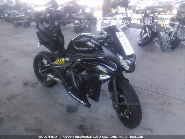 JKAEXEE17DDA09242 - 2013 KAWASAKI EX650 E BLACK photo 1