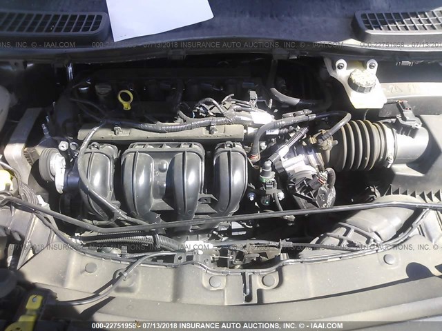 1FMCU0F71HUC87791 - 2017 FORD ESCAPE S GRAY photo 10