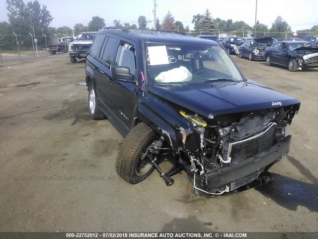 1C4NJPFB4ED909413 - 2014 JEEP PATRIOT LATITUDE BLACK photo 1