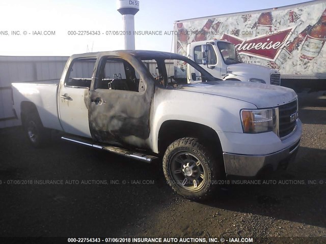 1GTHK23608F191386 - 2008 GMC SIERRA K2500 HEAVY DUTY WHITE photo 1