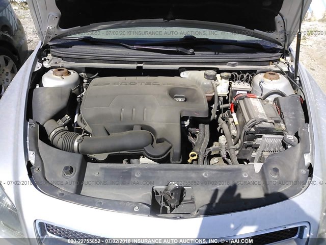 1G1ZB5E19BF197856 - 2011 CHEVROLET MALIBU LS 银色 照片 10