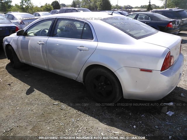 1G1ZB5E19BF197856 - 2011 CHEVROLET MALIBU LS 银色 照片 3