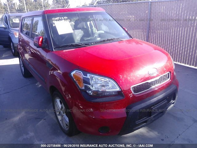 KNDJT2A28A7103490 - 2010 KIA SOUL +/!/SPORT RED photo 1