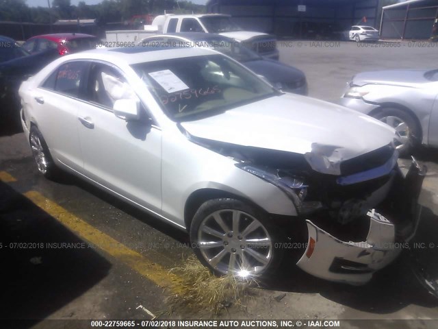 1G6AH5RX0F0119706 - 2015 CADILLAC ATS LUXURY WHITE photo 1