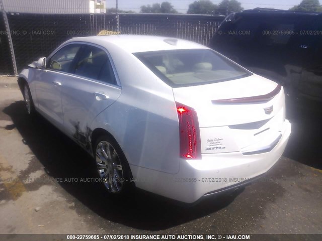 1G6AH5RX0F0119706 - 2015 CADILLAC ATS LUXURY WHITE photo 3