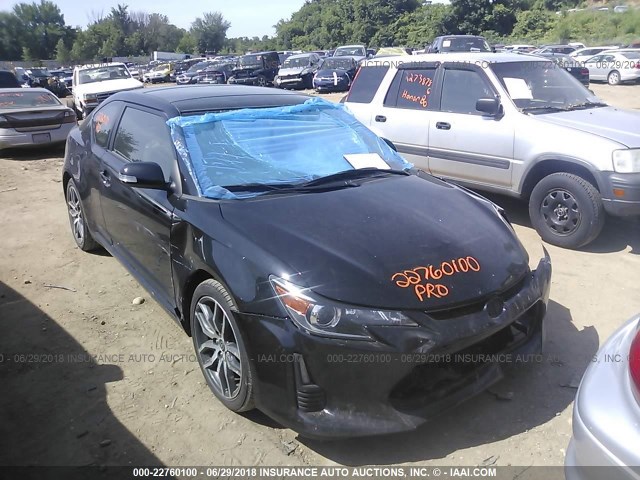JTKJF5C77FJ013686 - 2015 TOYOTA SCION TC შავი ფოტო 1