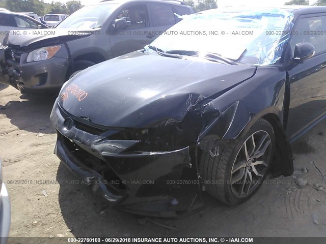 JTKJF5C77FJ013686 - 2015 TOYOTA SCION TC შავი ფოტო 6
