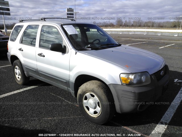 1FMYU02Z36KB09502 - 2006 FORD ESCAPE XLS SILVER photo 1