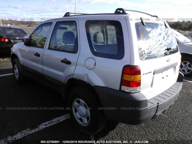 1FMYU02Z36KB09502 - 2006 FORD ESCAPE XLS SILVER photo 3