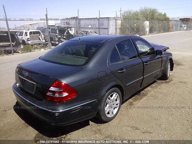 WDBUF65J23A078751 - 2003 MERCEDES-BENZ E 320 GRAY photo 4