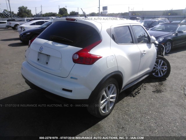 JN8AF5MR8ET450255 - 2014 NISSAN JUKE S/SV/SL/NISMO 白色 照片 4