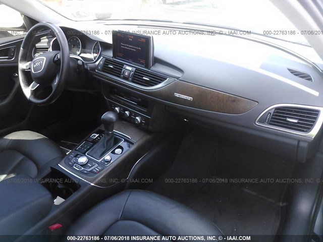 WAUGGAFC3DN020265 - 2013 AUDI A6 PREMIUM PLUS GRAY photo 5