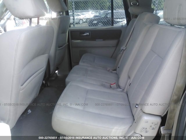 1FMJK1G56AEB65184 - 2010 FORD EXPEDITION EL XLT GRAY photo 8