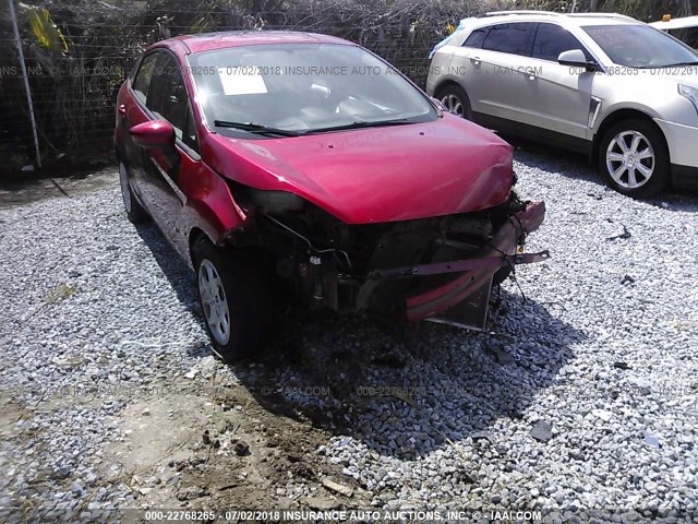 3FADP4BJ8BM124890 - 2011 FORD FIESTA SE RED photo 6