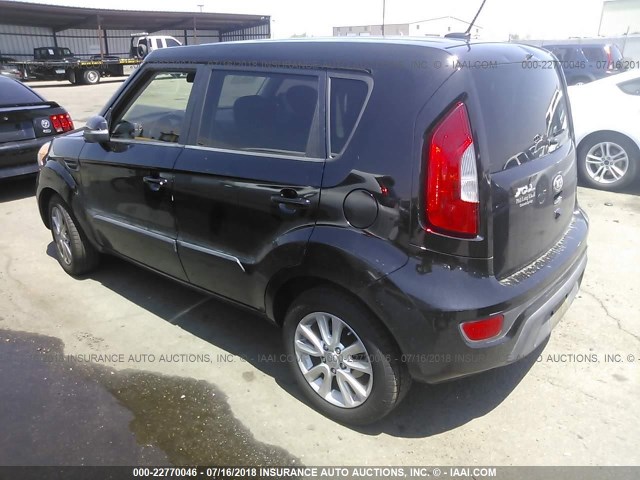 KNDJT2A67D7516041 - 2013 KIA SOUL +/!/SPORT BLACK photo 3