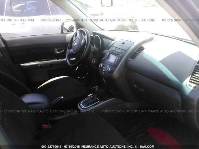 KNDJT2A67D7516041 - 2013 KIA SOUL +/!/SPORT BLACK photo 5