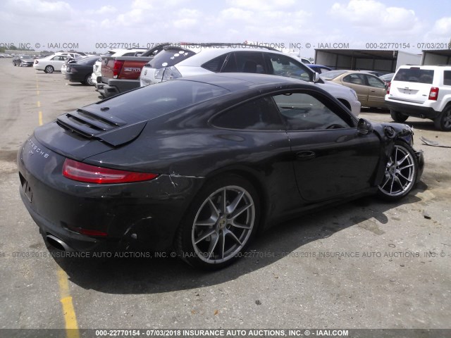 WP0AA2A93CS106087 - 2012 PORSCHE 911 CARRERA BLACK photo 4