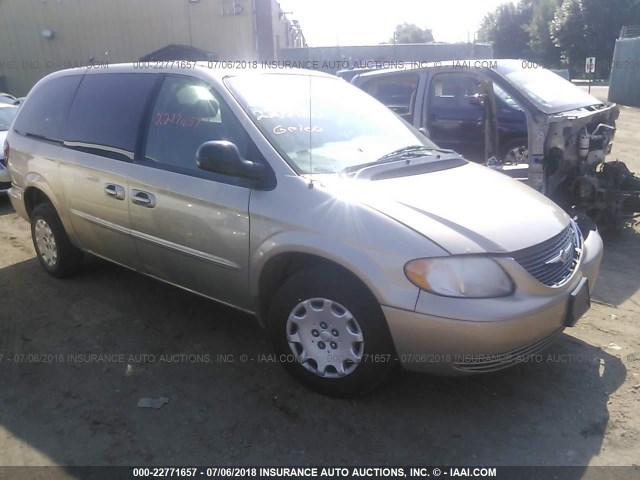 2C4GP24R03R338202 - 2003 CHRYSLER TOWN & COUNTRY  GOLD photo 1